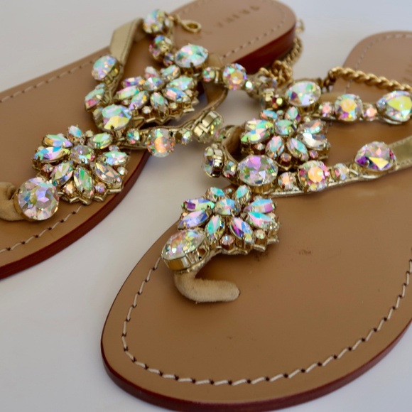 Trina Turk Iridescent Jewel Sandals - Picture 5 of 8